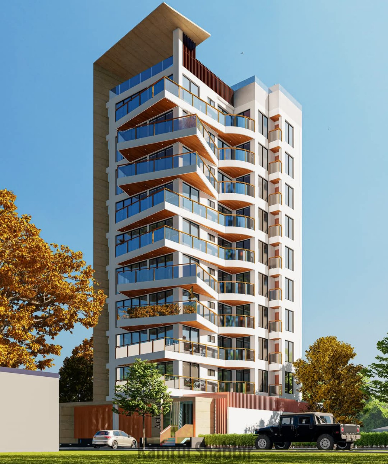 Luxury Apartment Tower